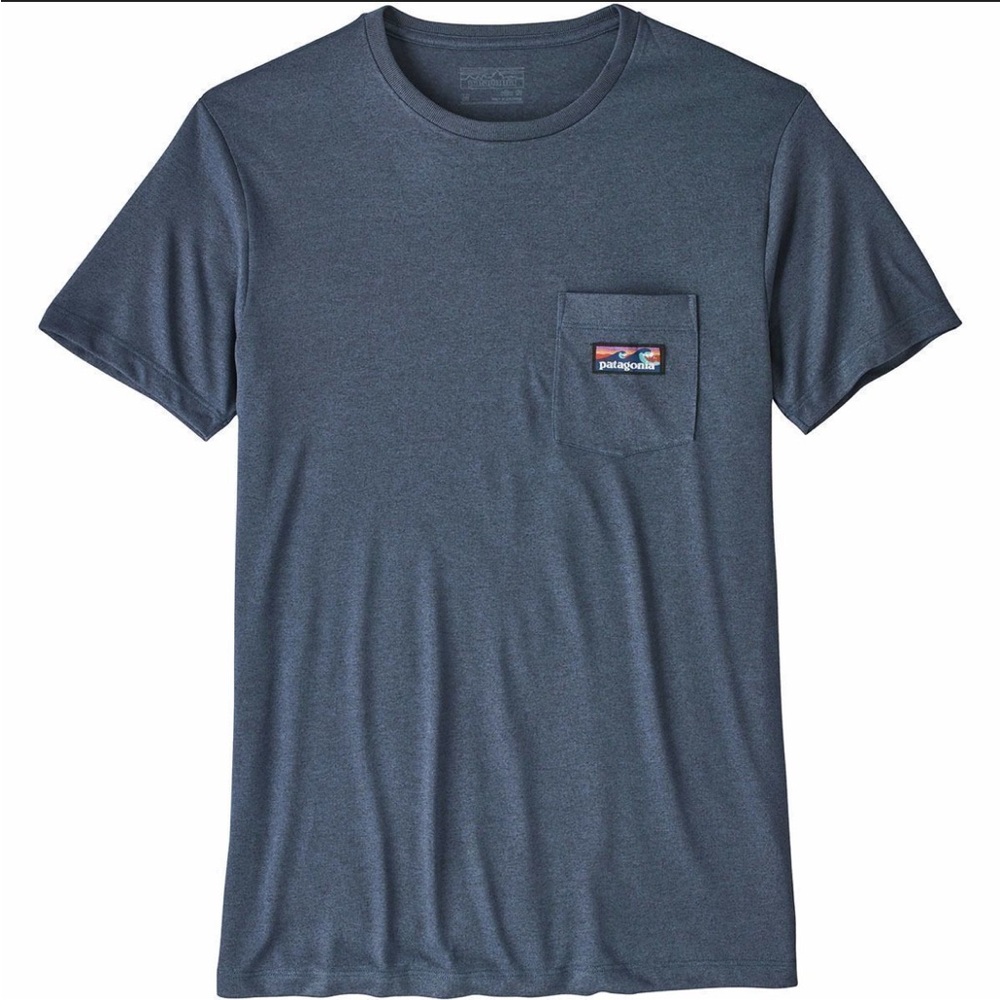 Patagonia Men's Boardshort Label Pocket Responsibili-Tee Size XL